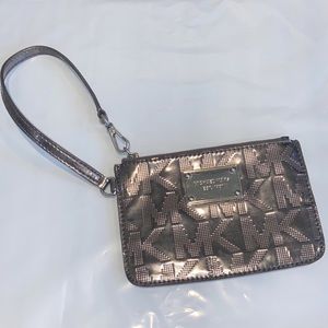 Michael Kors Metallic Wristlet Wallet